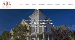 Desktop Screenshot of ablproperties.com