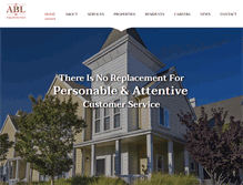 Tablet Screenshot of ablproperties.com